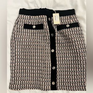 Maje *new* with tag tweed skirt size 38
